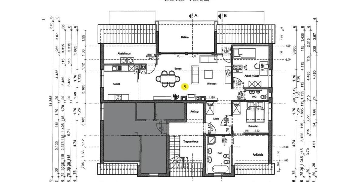 Dachgeschoßwohnung Wolfsburg Ehmen - 3 Zimmer, 114 m&sup2;, 365.000&euro; | Angebot:25432237