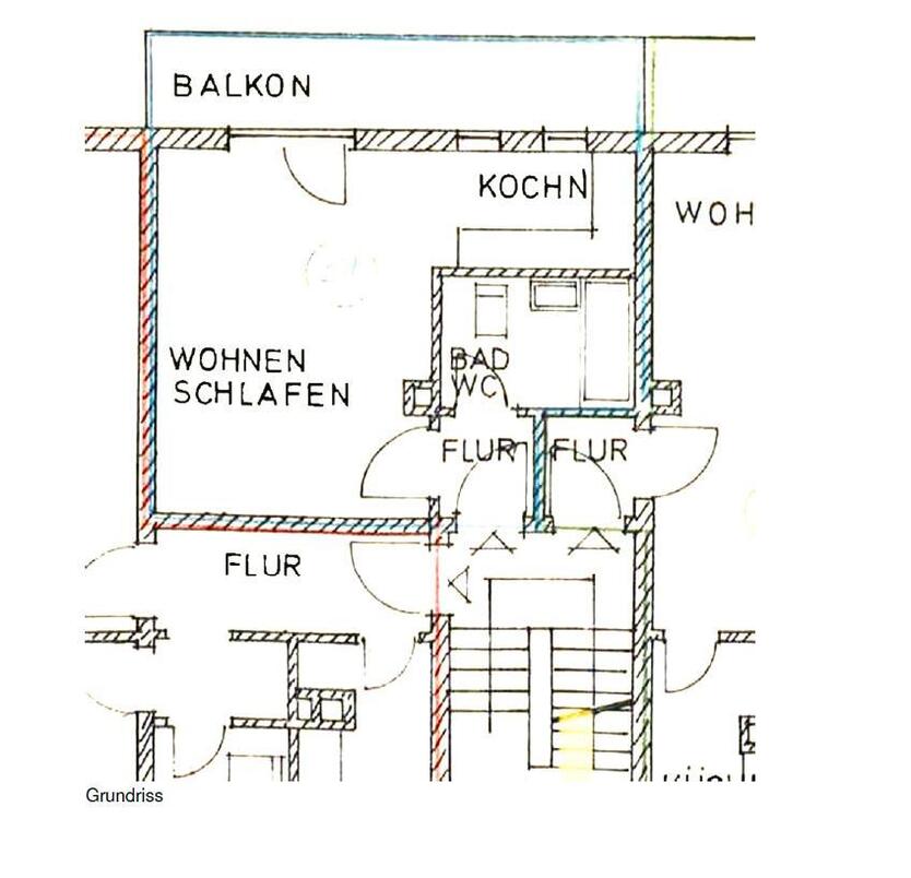 Möbilierte Wohnung 29 qm
