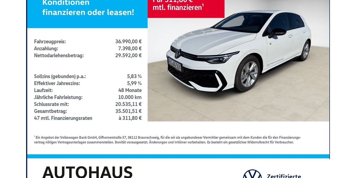 VW Golf 8.500 km 35.990 &euro; Bitterfeld-Wolfen 06749