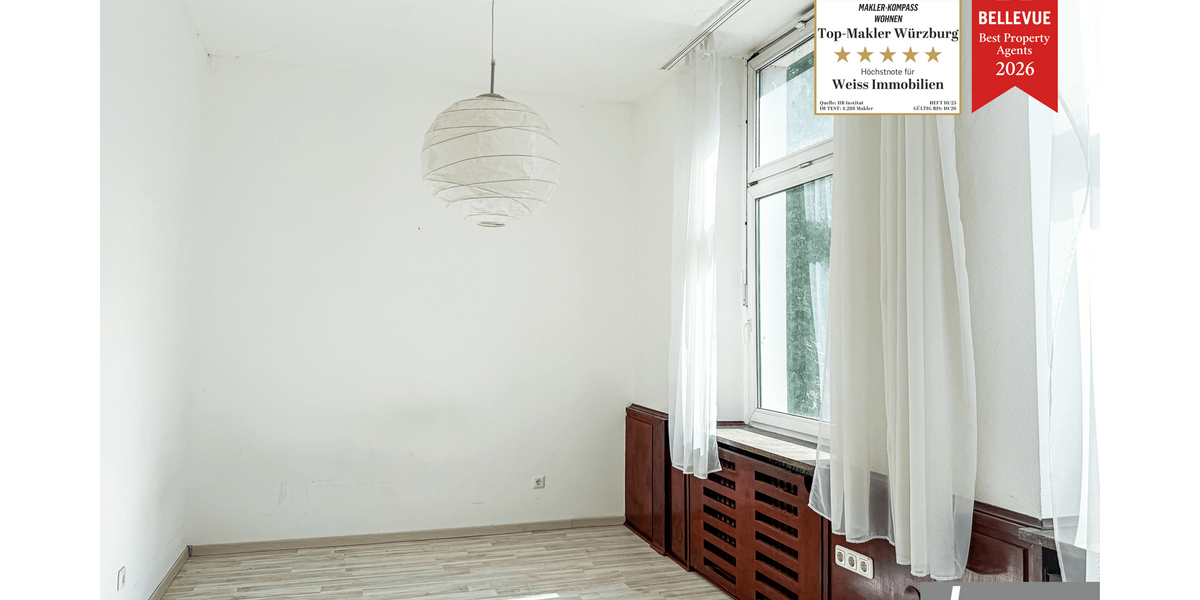 Etagenwohnung Würzburg Sanderau - 4 Zimmer, 116 m&sup2;, 375.000&euro; | Angebot:26757325