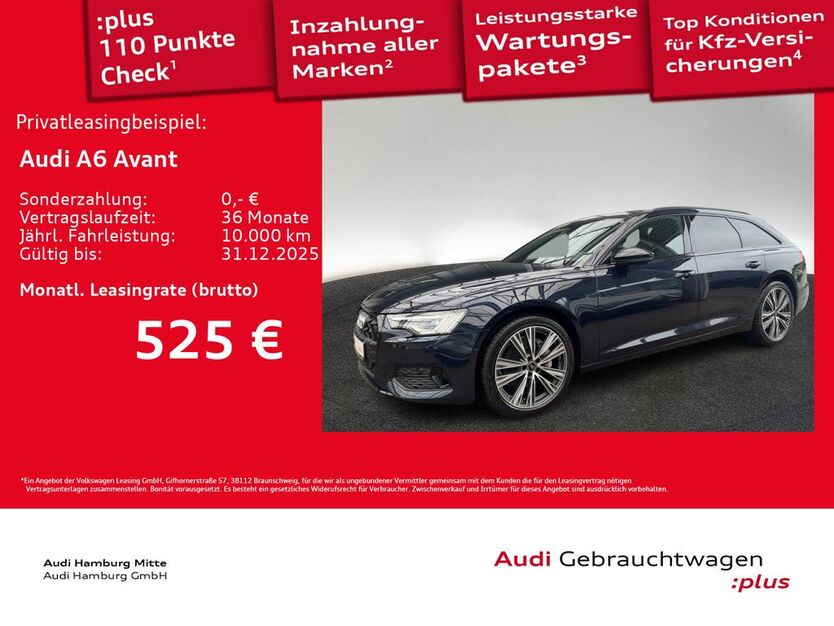 Audi A6 4.140 km 52.950 € Hamburg 22529