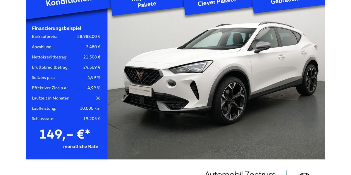 Cupra Formentor 16.408 km 24.980 &euro; Leverkusen 51379