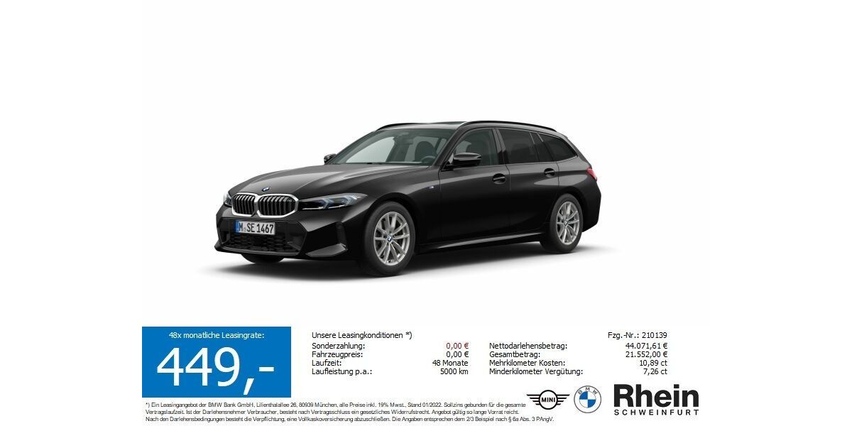 BMW 320 21.370 km 43.840 &euro; Schweinfurt 97424