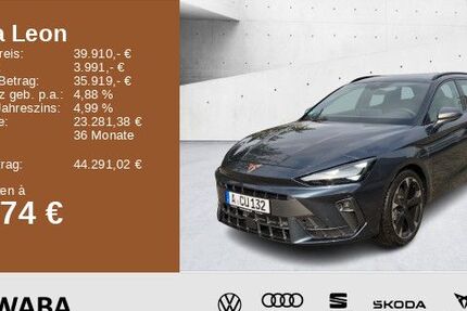 Cupra Leon 10.402 km 37.610 &euro; Gersthofen 86368