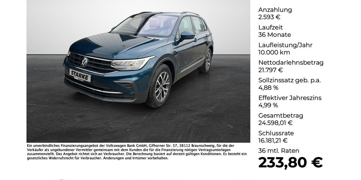 VW Tiguan 107.673 km 24.390 &euro; Osnabrück 49078
