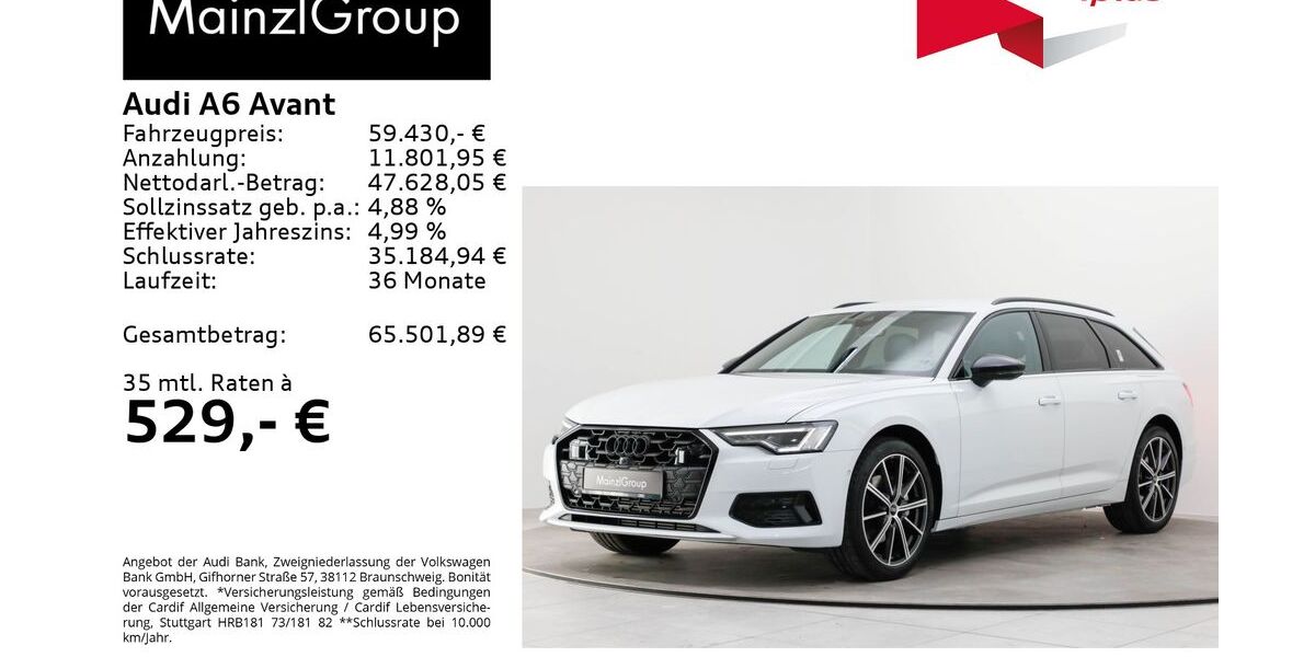Audi A6 6.800 km 57.330 &euro; Feldkirchen/Westerham 83620