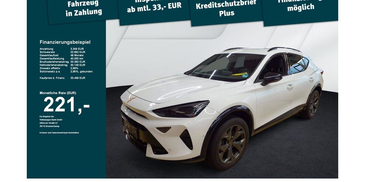 Cupra Formentor 19.165 km 33.499 &euro; Kempten 87437