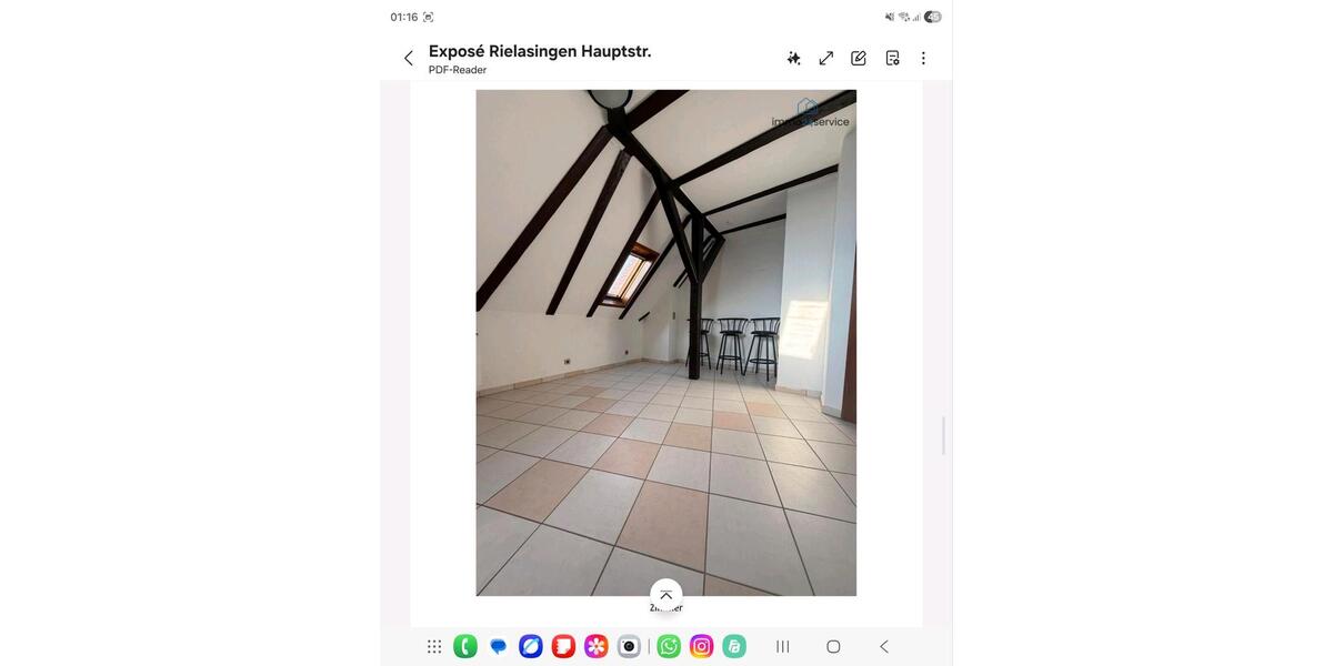 Etagenwohnung Rielasingen-Worblingen Worblingen - 4 Zimmer, 80 m&sup2;, 1.250&euro; | Angebot:26400993