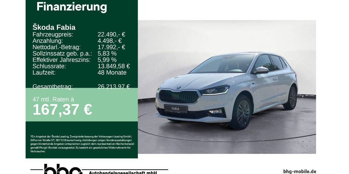 Skoda Fabia 1.140 km 21.490 &euro; Freudenstadt 72250