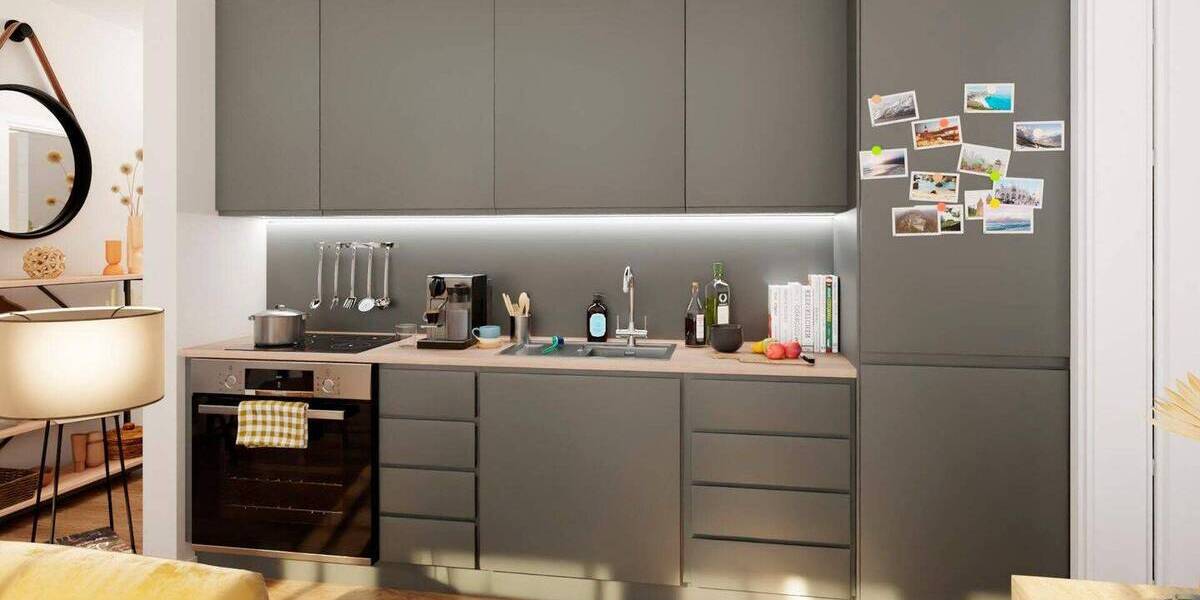 Moderne Wohnung mit großer Loggia im Neubau 2 zimmer