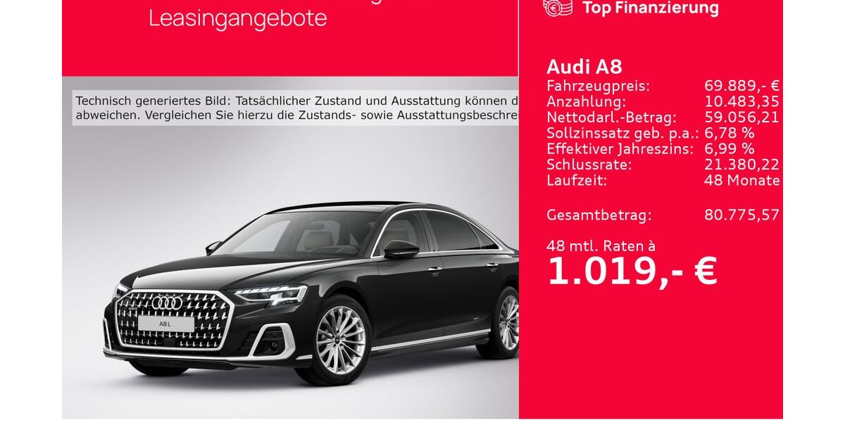 Audi A8 68.128 km 63.869 &euro; Seevetal 21217