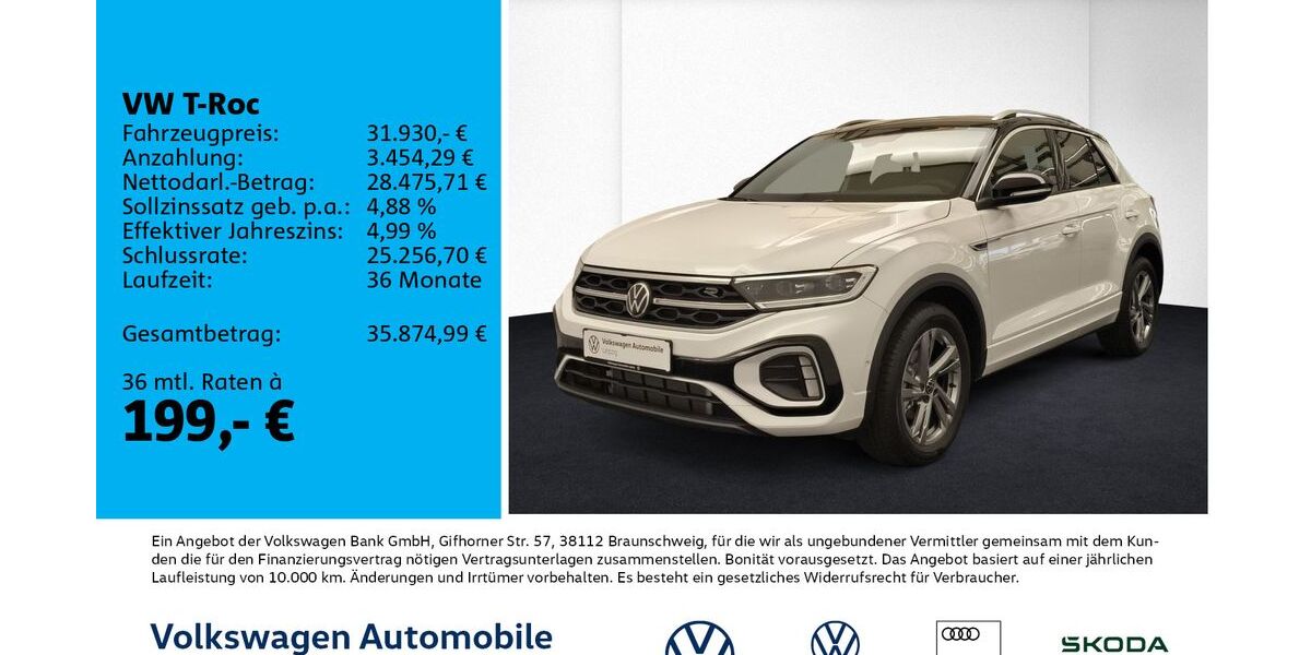 VW T-Roc 7.499 km 31.930 &euro; Leipzig 04277