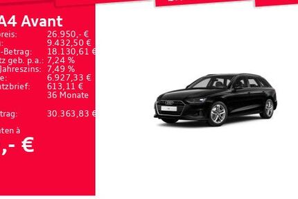 Audi A4 43.650 km 26.950 &euro; Frankfurt am Main 60314