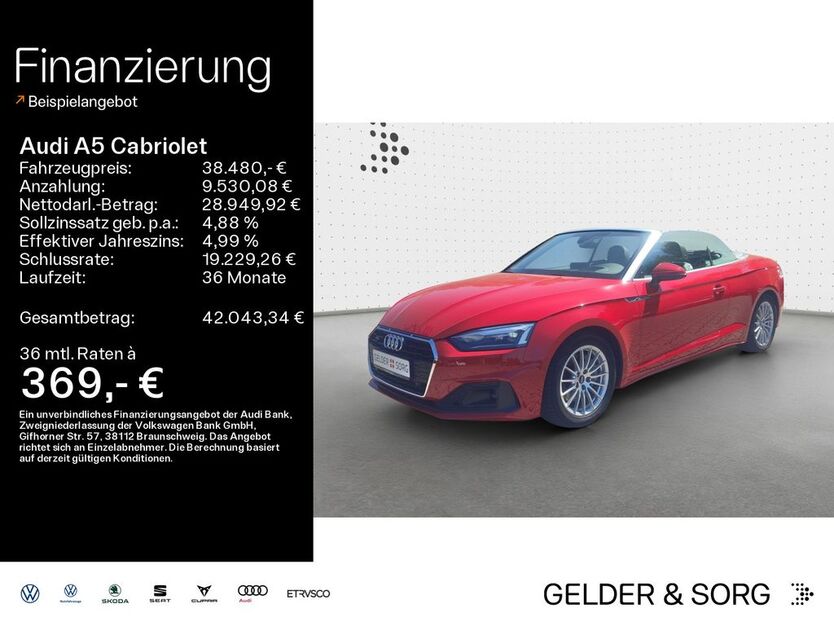 Audi A5 20.490 km 38.480 € Ebern 96106