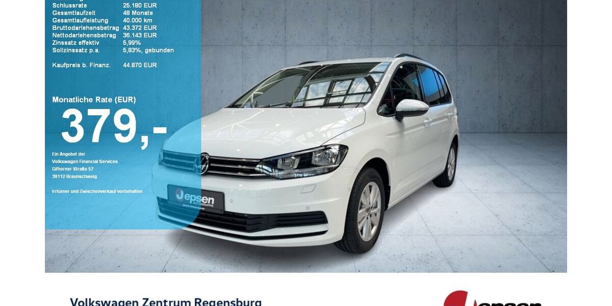 VW Touran 9.900 km 44.870 &euro; Regensburg 93053