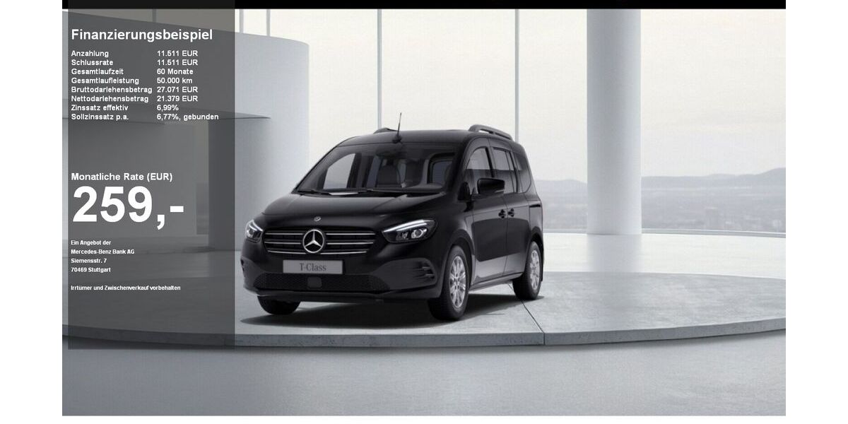 Mercedes-Benz T-Klasse 5.425 km 31.490 &euro; Lübeck 23556