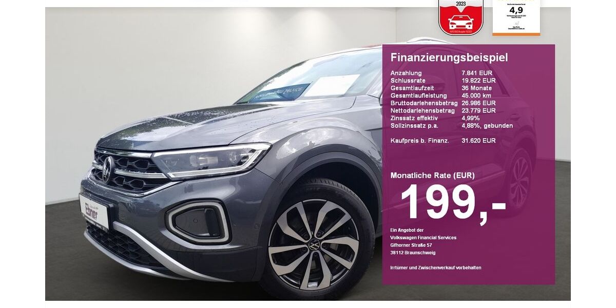 VW T-Roc 29.800 km 31.620 &euro; Albbruck 79774