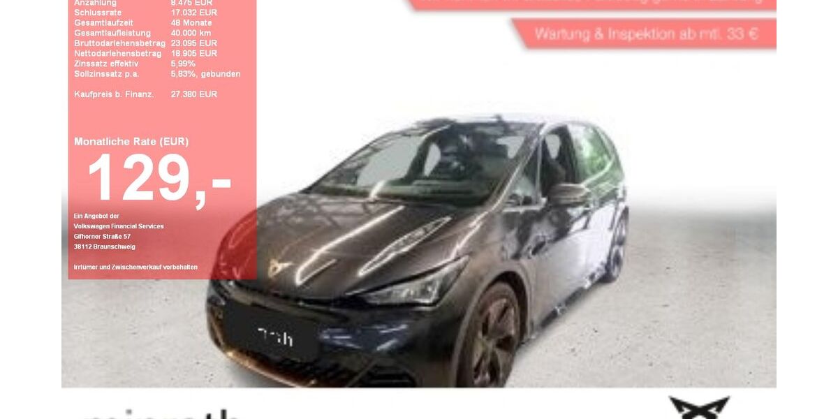 Cupra Born 15.750 km 26.630 € Moers-Hülsdonk 47441