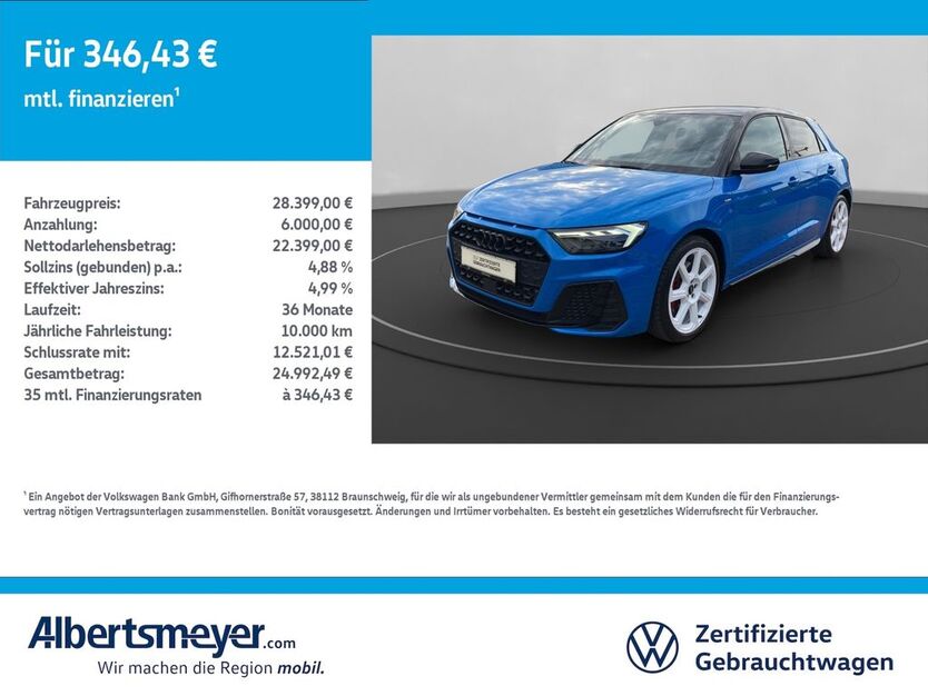 Audi A1 27.500 km 28.399 € Nordhausen 99734