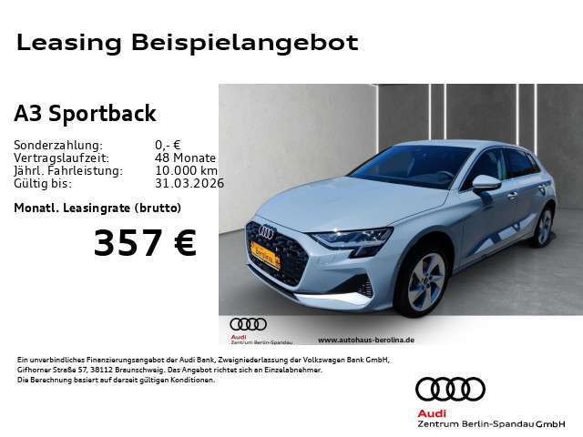 Audi A3 1.500 km 32.666 &euro; Berlin 13581
