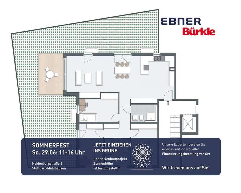 Wohnung zum Kaufen in Stuttgart 776.000 € 132.38 m²