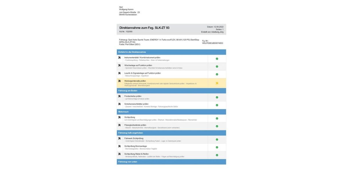 Opel Astra 42.415 km 7.860 &euro; Aschersleben 06449