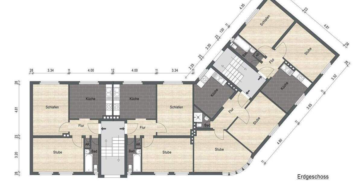 Mehrfamilienhaus, Wohnhaus Wilhelmshaven Bant - 1 Zimmer, 533 m&sup2;, 545.000&euro; | Angebot:25735423