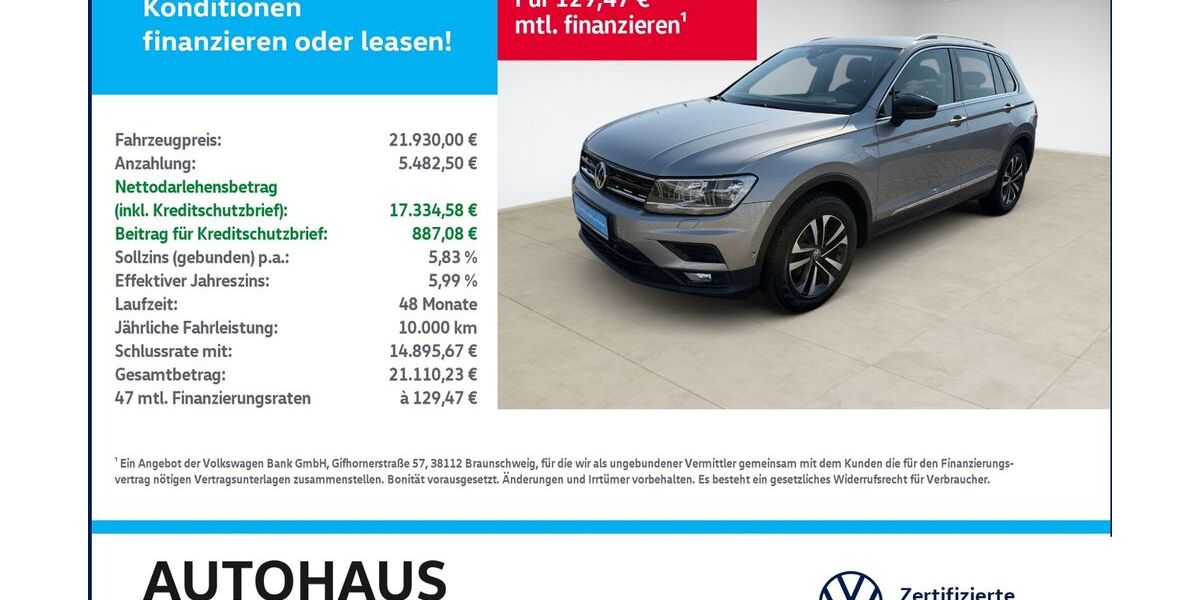 VW Tiguan 85.516 km 21.930 &euro; Bitterfeld-Wolfen 06749