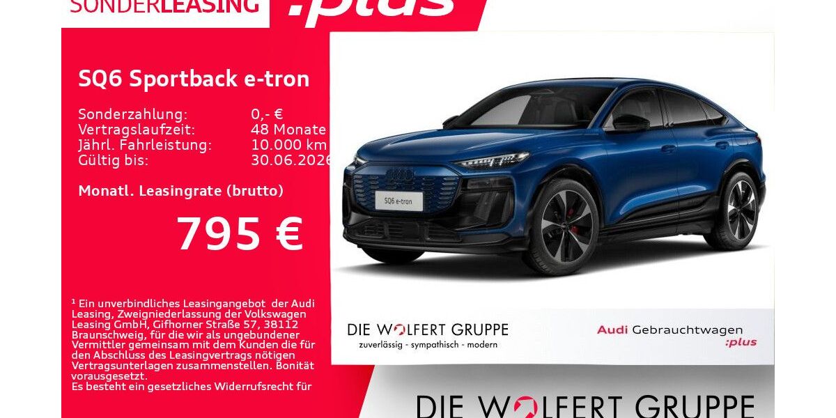 Audi SQ6 e-tron 12.513 km 82.440 &euro; Großwallstadt 63868