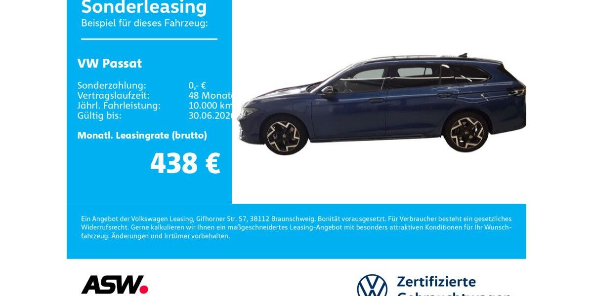 VW Passat 12.100 km 44.430 &euro; Neckarsulm 74172