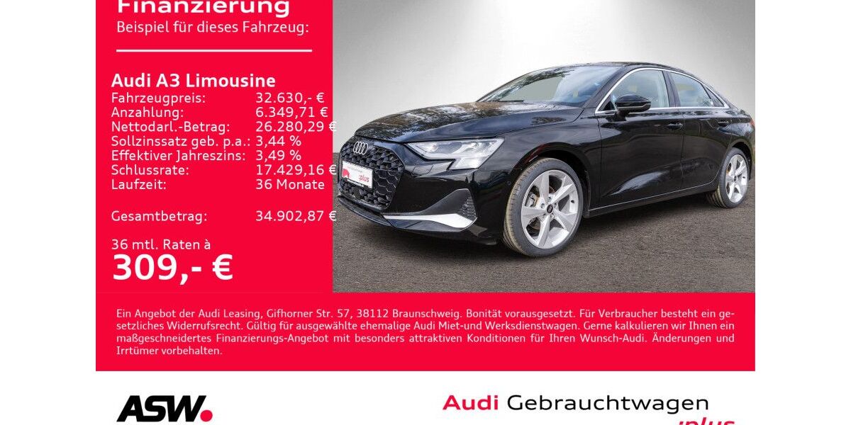 Audi A3 26.200 km 31.660 &euro; Heilbronn 74074