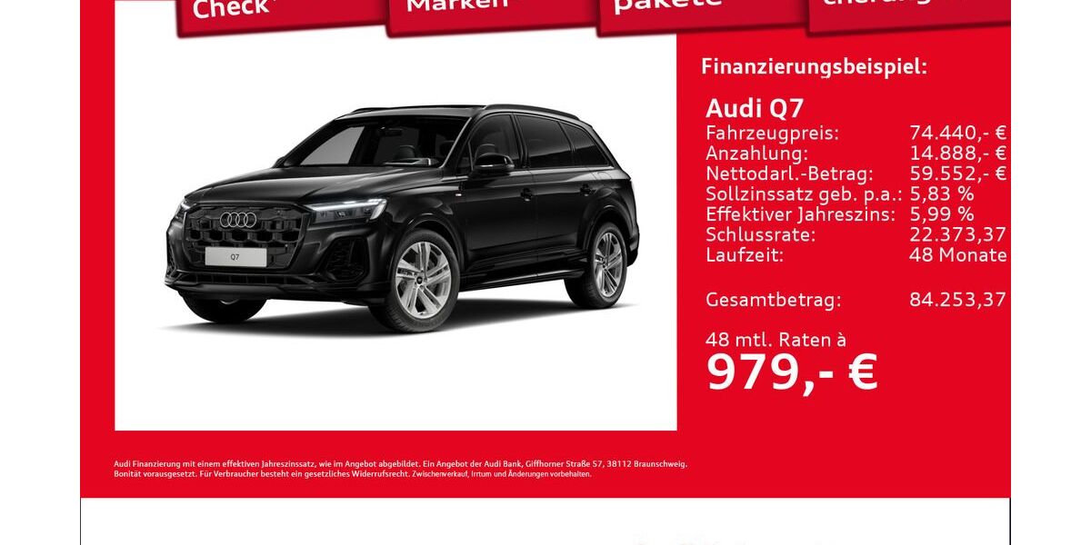 Audi Q7 24.049 km 74.440 &euro; Hamburg 22419