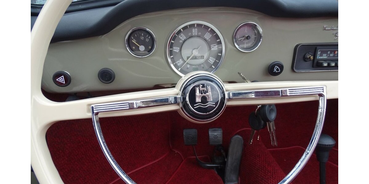 VW Karmann Ghia Cabrio vollständig restauriert 1.200 km 63.900 &euro; Rodgau 63110