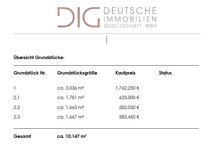 Grundstück Oldenburg in Holstein Oldenburg - 582.050&euro; | Angebot:25747173