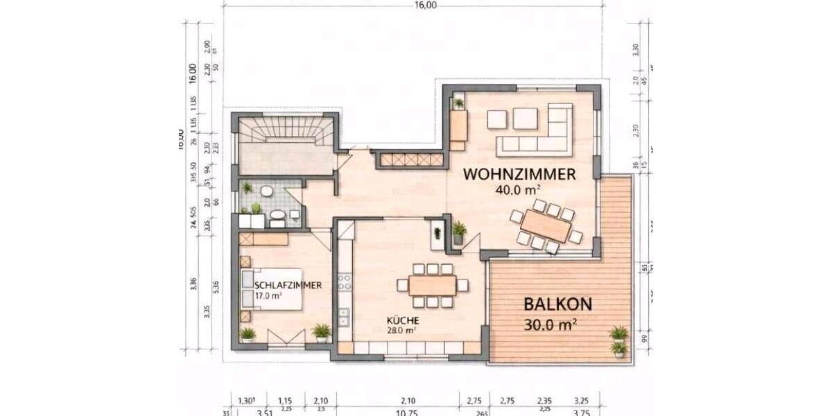 Etagenwohnung Sennfeld - 6 Zimmer, 115 m&sup2;, 1.600&euro; | Angebot:25962943