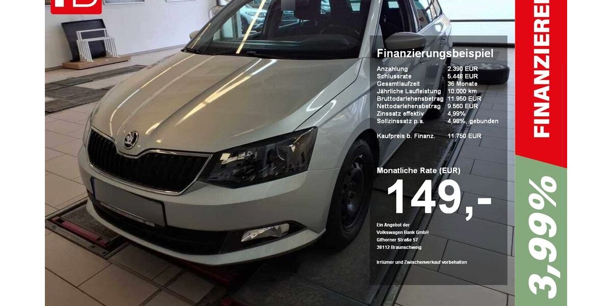 Skoda Fabia 47.990 km 11.450 &euro; Ingolstadt 85053