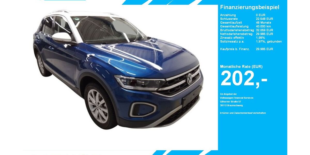 VW T-Roc 7.883 km 29.985 &euro; Gütersloh 33334