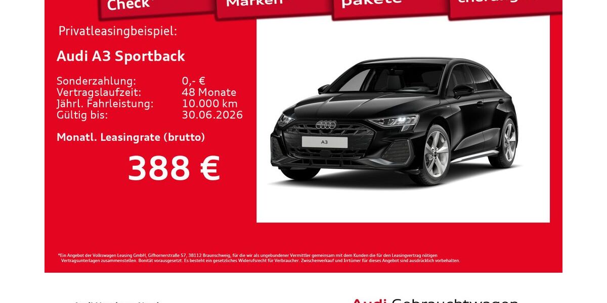 Audi A3 5.353 km 34.580 &euro; Hamburg 22419