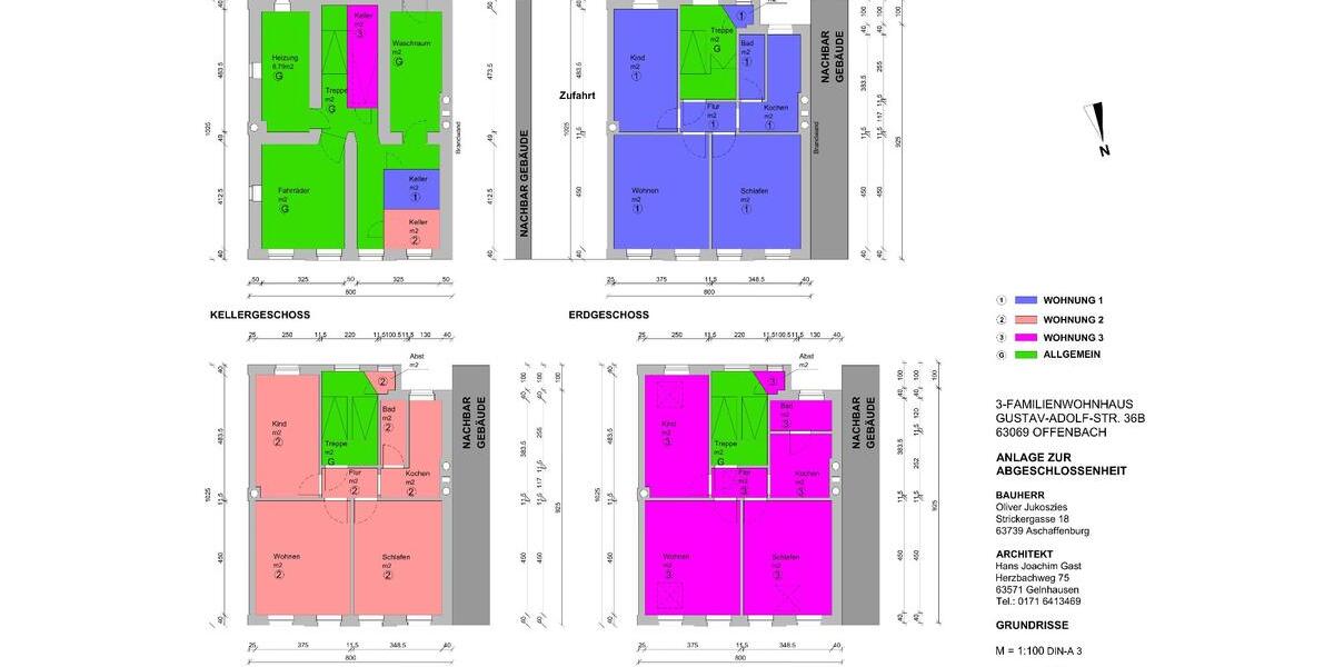 Mehrfamilienhaus, Wohnhaus Offenbach am Main Buchrain - 9 Zimmer, 170 m&sup2;, 525.000&euro; | Angebot:25217443