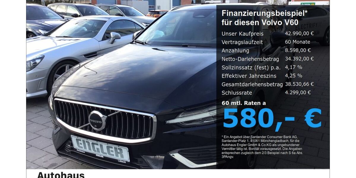 Volvo V60 25.490 km 40.990 &euro; Lübeck 23566