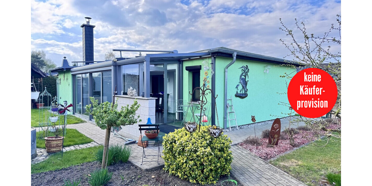HORN IMMOBILIEN ++ Einfamilienhaus mit Wintergarten, Kamin und Gästehaus in Krugsdorf bei Pasewalk - Einfamilienhaus Krugsdorf | Angebot:26339663