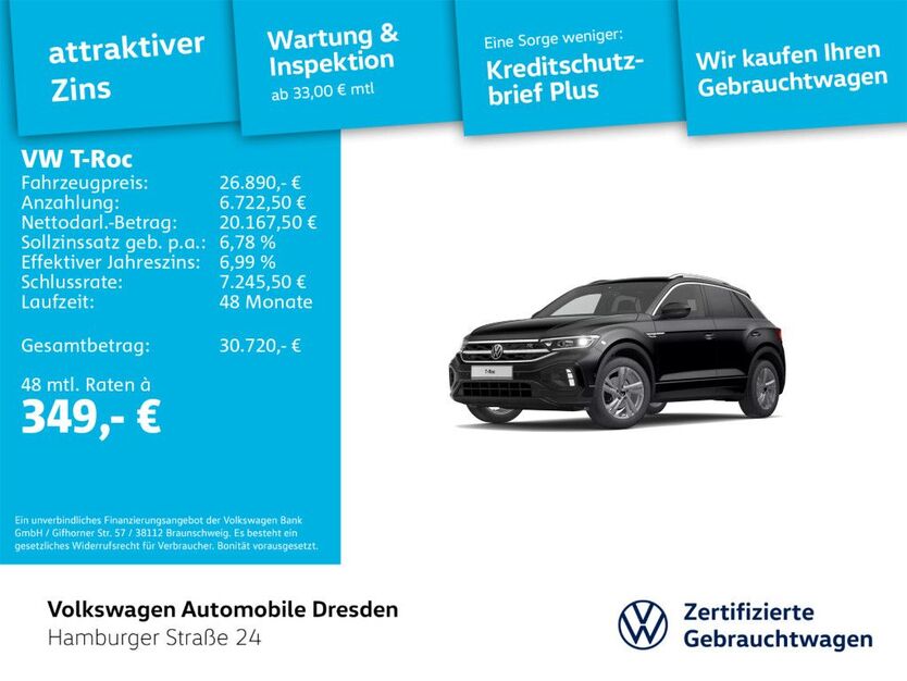 VW T-Roc 60.679 km 26.890 € Dresden 01067
