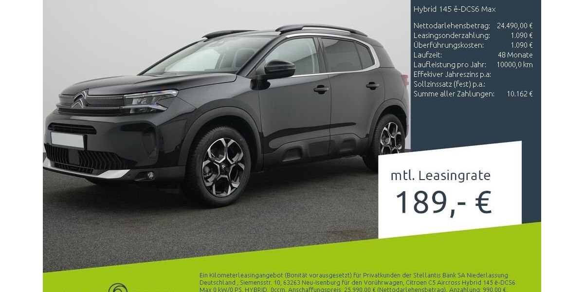 Citroen C5 Aircross 12.566 km 24.490 &euro; Bocholt 46395