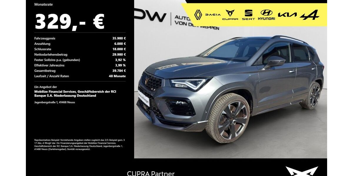 Cupra Ateca 15.900 km 35.480 &euro; Mosbach 74821