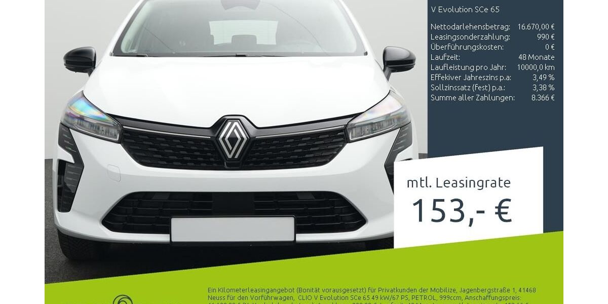 Renault Clio 5.816 km 14.890 &euro; Münster - Amelsbüren 48163