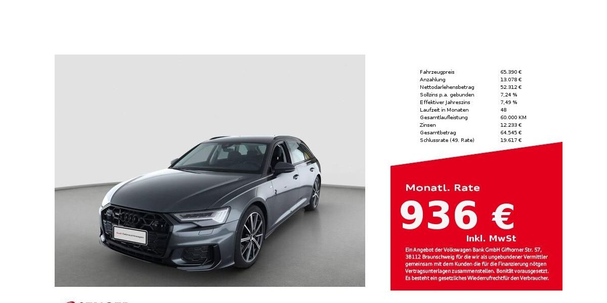 Audi A6 1.657 km 65.390 &euro; Münster 48153