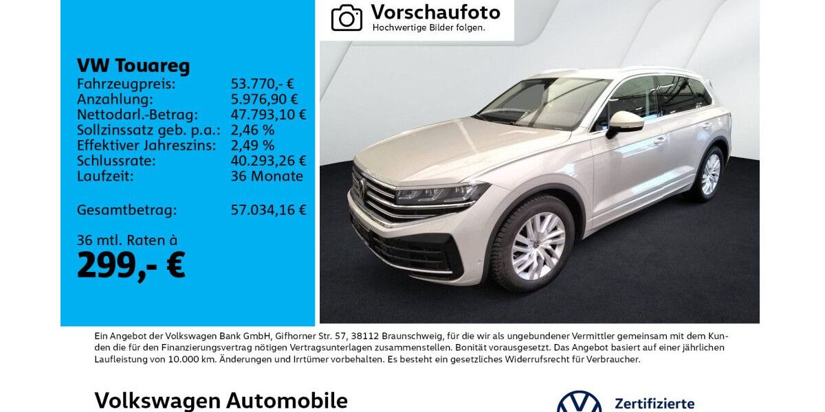 VW Touareg 20.723 km 53.770 &euro; Leipzig 04277