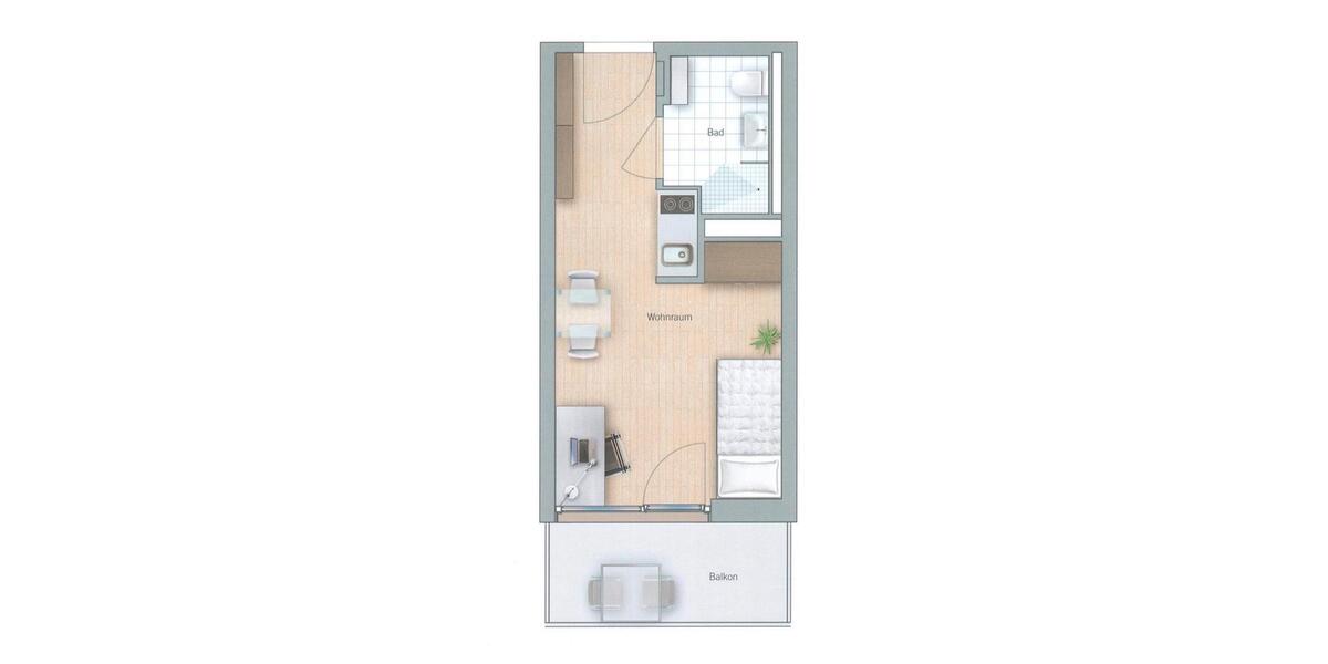 1 Zimmer Wohnung in Giesing ab sofort 1 zimmer