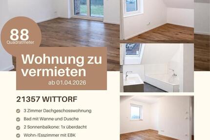 Moderne 3-Zimmer-Dachgeschosswohnung mit EBK, Parkett & Carport 3 zimmer