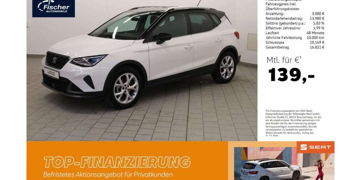 Seat Arona 36.215 km 16.980 &euro; Amberg 92224